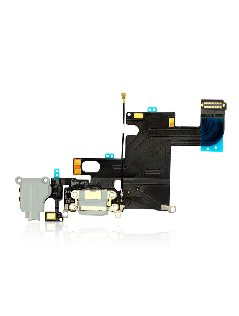 Replacement for iPhone 6 Headphone Jack with Charging Connector Flex Cable Gold