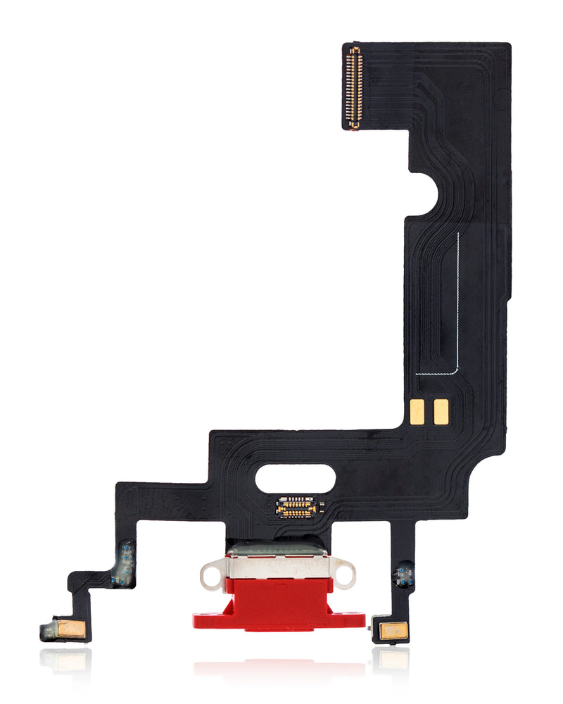 CHARGING PORT FLEX CABLE FOR IPHONE XR (PREMIUM) (RED)