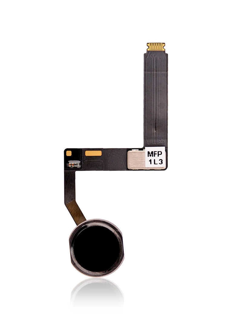 REPLACEMENT FOR IPAD PRO 9.7" HOME BUTTON ASSEMBLY WITH FLEX CABLE RIBBON - BLACK