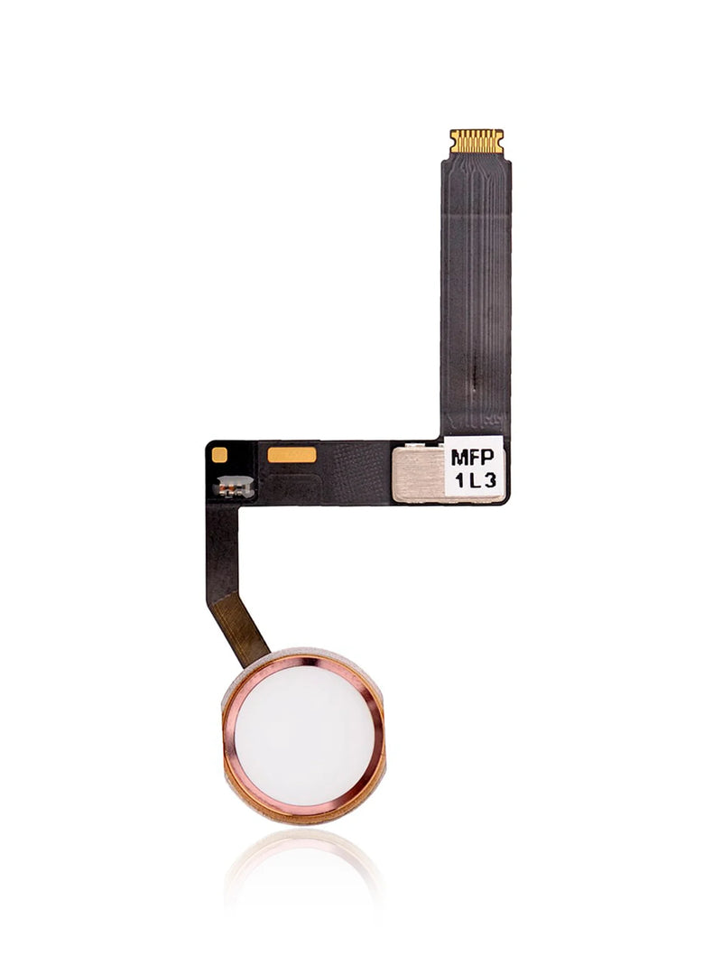 REPLACEMENT FOR IPAD PRO 9.7" HOME BUTTON ASSEMBLY WITH FLEX CABLE RIBBON - ROSE