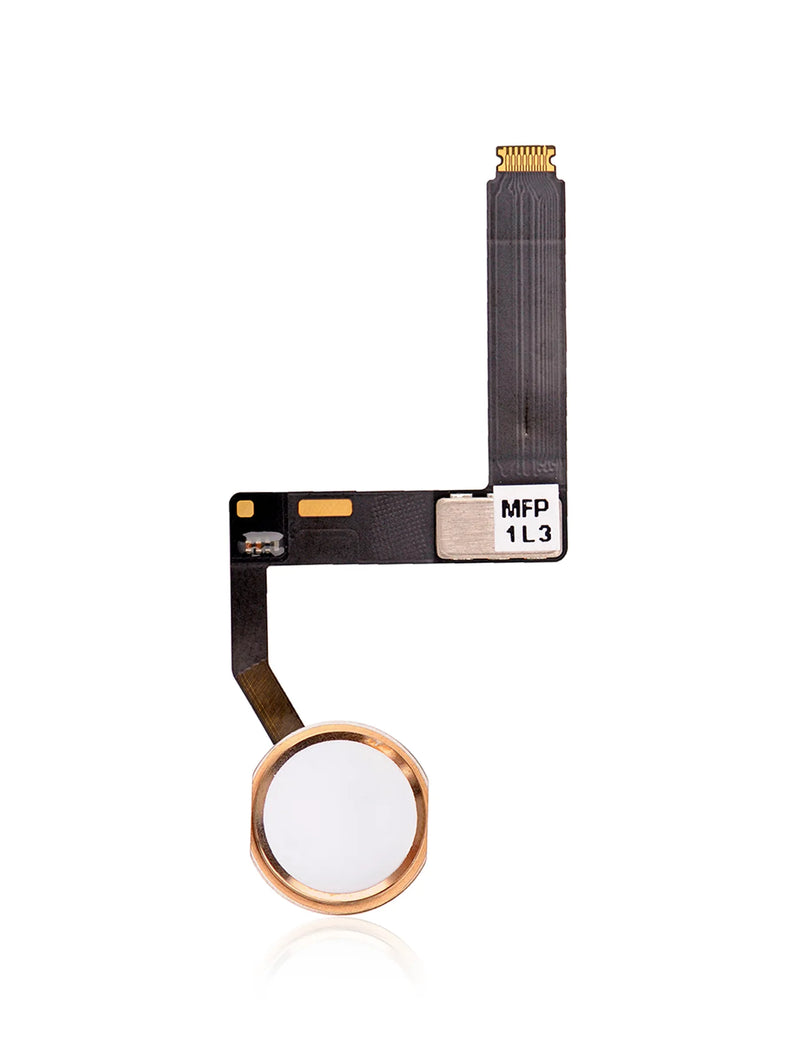 REPLACEMENT FOR IPAD PRO 9.7" HOME BUTTON ASSEMBLY WITH FLEX CABLE RIBBON - GOLD