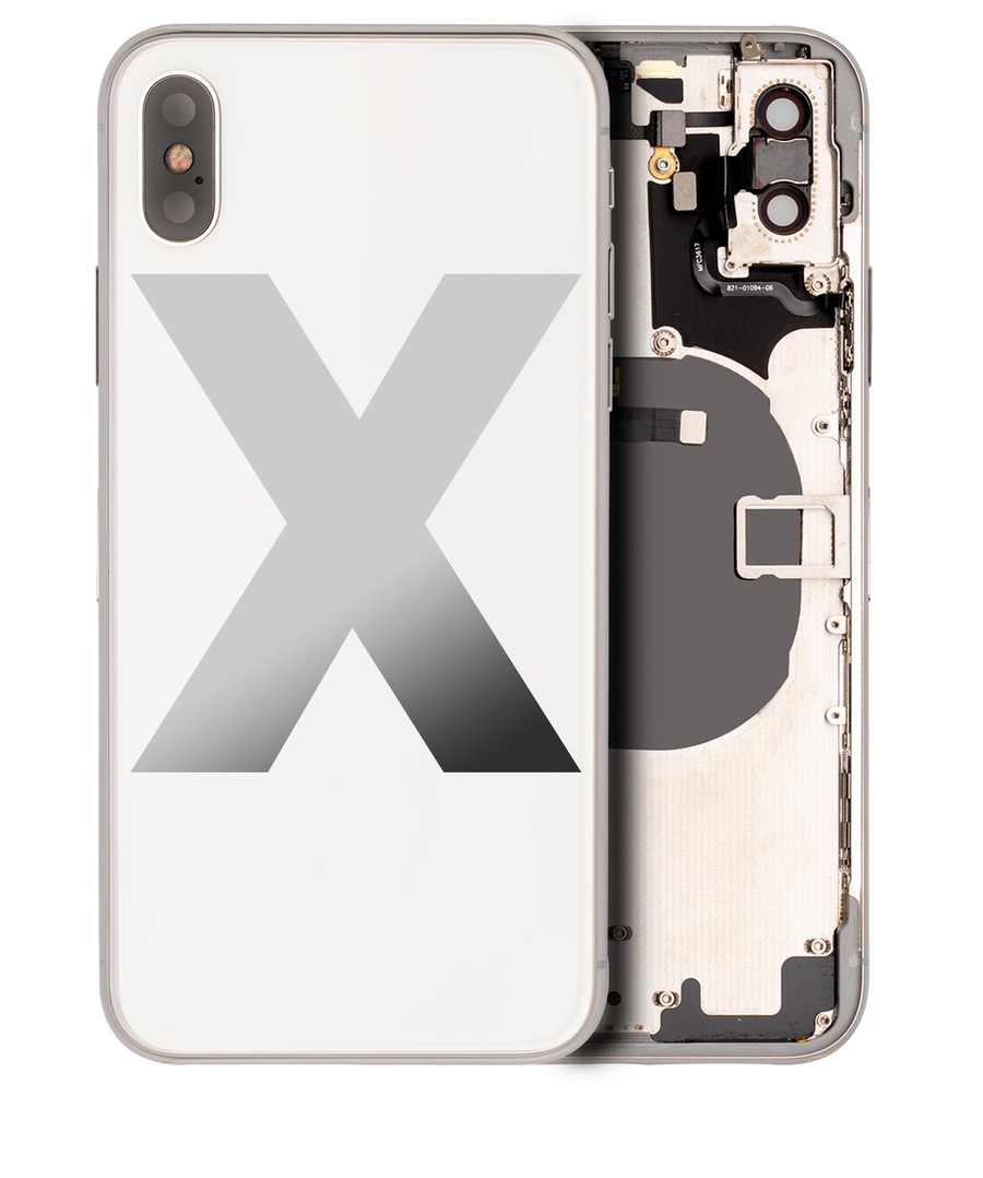 Vetro Lente Fotocamera Posteriore Per IPhone X Con Adesivo - Ricambio OEM