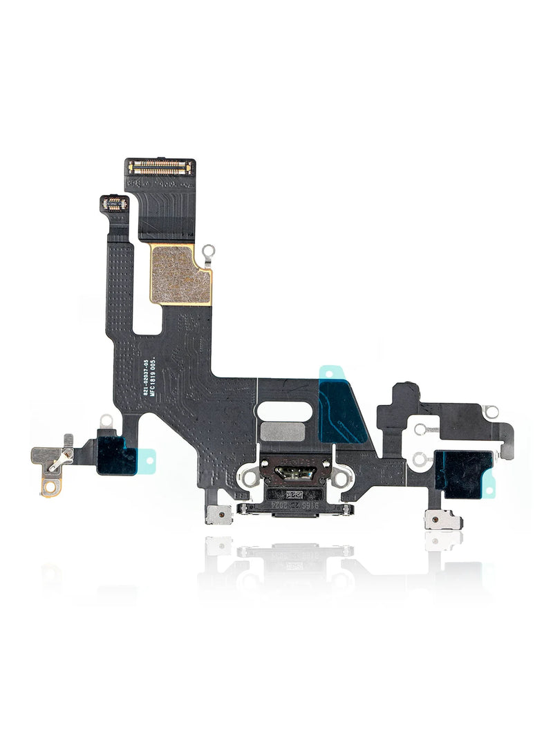 CHARGING PORT FLEX CABLE FOR IPHONE 11 (PREMIUM) (BLACK)