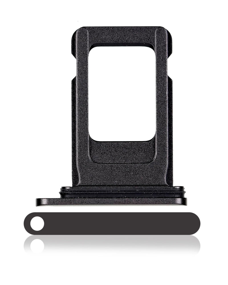 SINGLE SIM CARD TRAY FOR IPHONE 11 (BLACK)