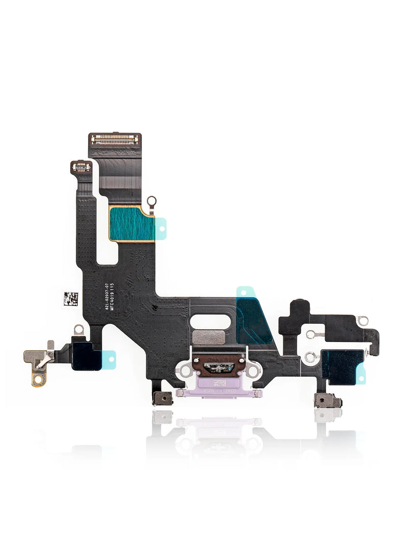 CHARGING PORT FLEX CABLE FOR IPHONE 11 (PREMIUM) (PURPLE)