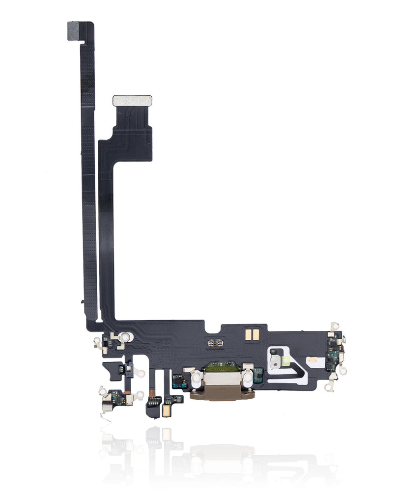 Charging Port Flex Cable For IPhone 12 Pro Max (Premium) (Gold)