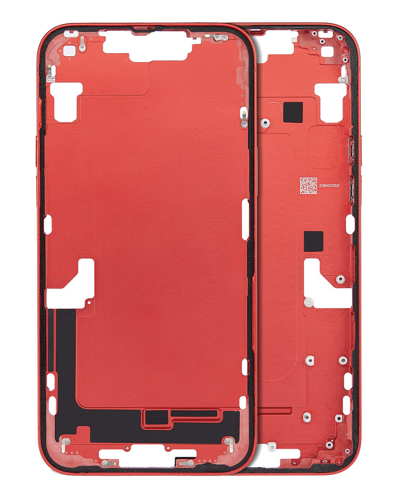 MID FRAME FOR IPHONE 14 PLUS (USED OEM PULL) (EU VERSION) (RED)