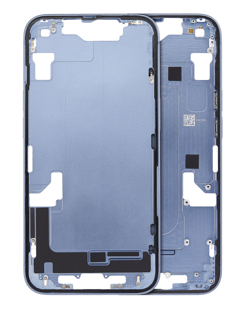 MID FRAME FOR IPHONE 14 (USED OEM PULL) (EU VERSION) (BLUE)