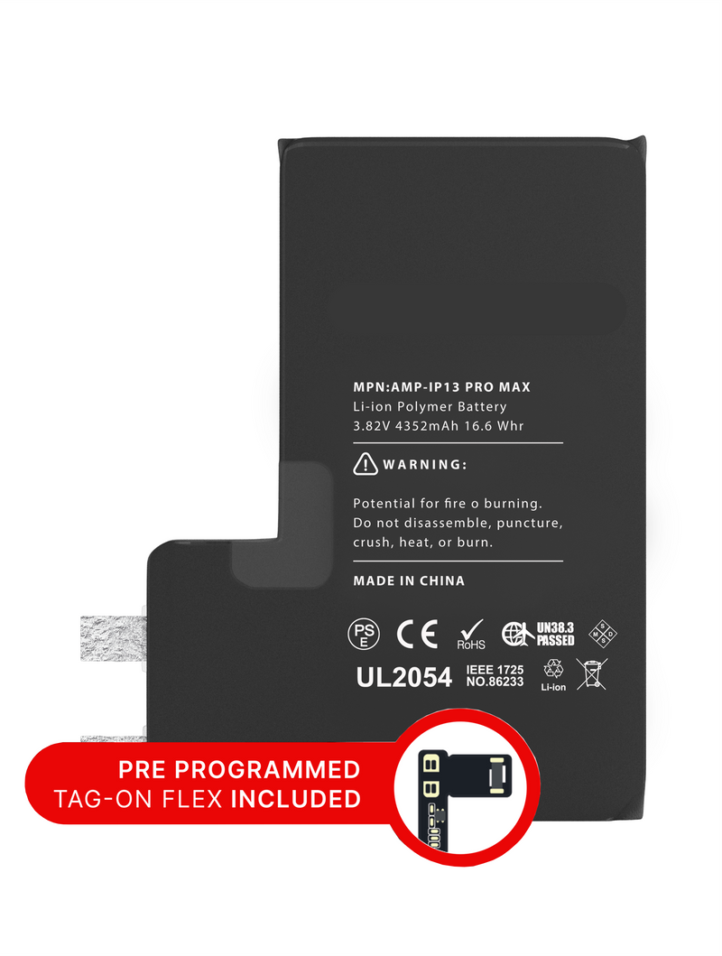 (PREMIUM) CORE WITH TAG-ON FLEX COMPATIBLE FOR IPHONE 13 PRO MAX (SPOT WELDING REQUIRED)