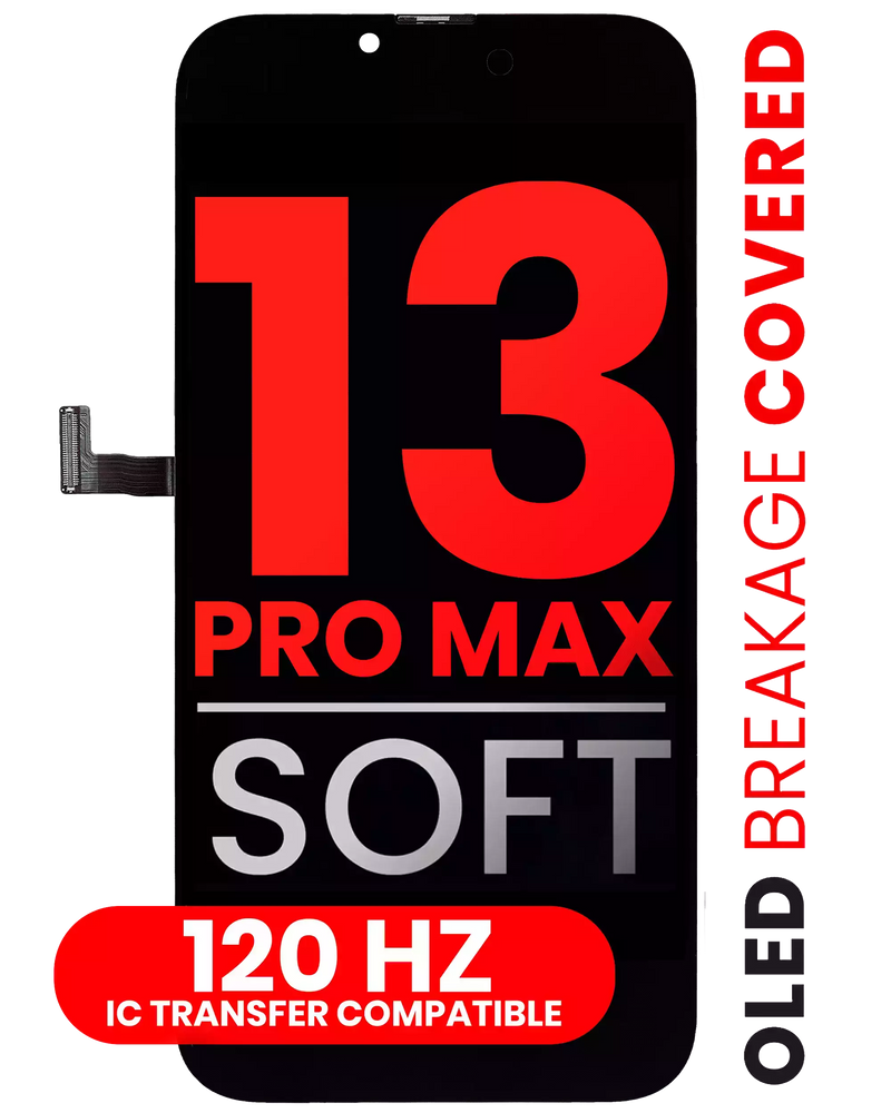 Servizio di Sostituzione dello Schermo 13 Pro Max - Qualità Aftermarket Pro con True Tone e 120 Hz Garantiti - Offerta promozionale