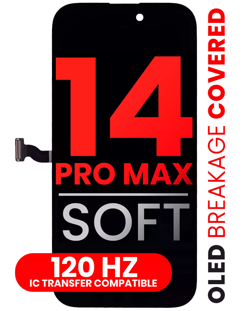 Servizio di Sostituzione dello Schermo 14 Pro Max - Qualità Aftermarket Pro con True Tone e 120 Hz Garantiti - Offerta promozionale