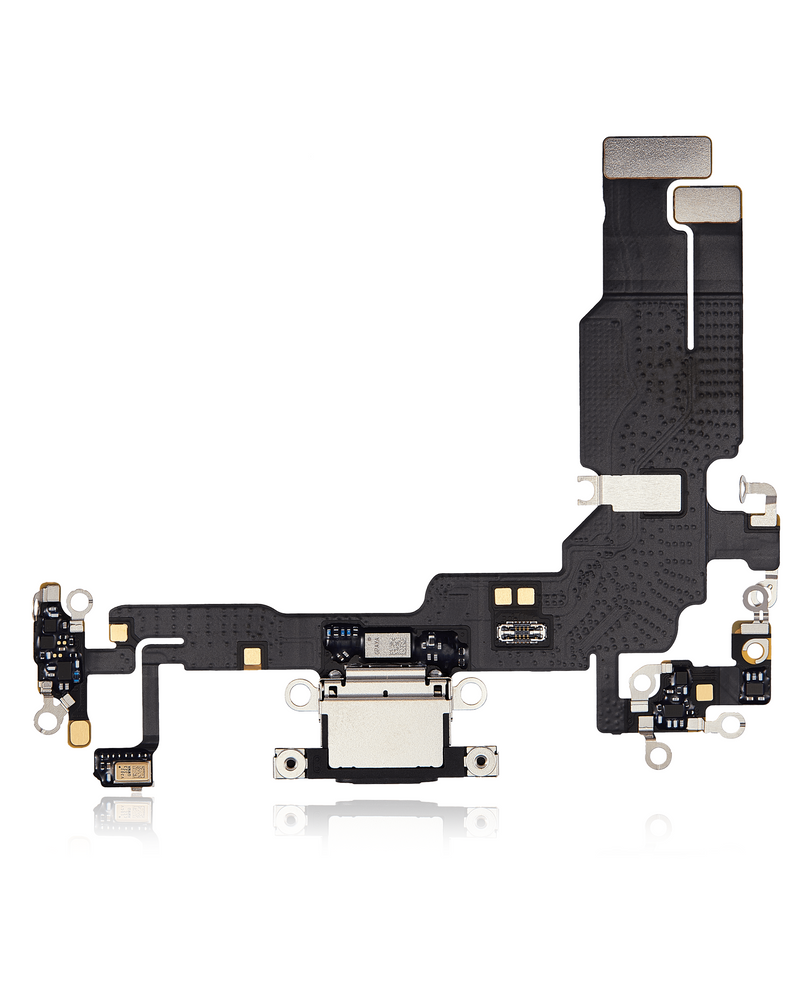 Charging Port Flex Cable Compatible For IPhone 15 (Premium) (Black)