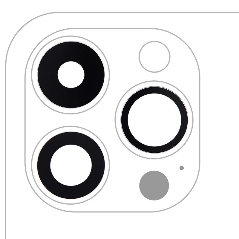 Sostituzione vetri in zaffiro di protezione delle fotocamere - iPhone 14 Pro