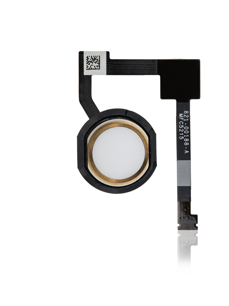 REPLACEMENT FOR IPAD AIR 2/IPAD MINI 4 / IPAD PRO 12.9" HOME BUTTON ASSEMBLY WITH FLEX CABLE RIBBON - GOLD